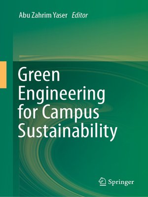 cover image of Green Engineering for Campus Sustainability